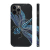 Blue Dragonfly On Black Art Case Mate Tough Phone Cases Iphone 12 Pro Max