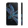 Blue Dragonfly On Black Art Case Mate Tough Phone Cases Iphone Xr