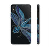 Blue Dragonfly On Black Art Case Mate Tough Phone Cases Iphone Xs Max