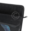 Blue Dragonfly On Black Art Laptop Sleeve
