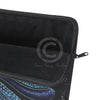 Blue Dragonfly On Black Art Laptop Sleeve