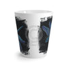 Blue Dragonfly On Black Art Latte Mug Mug