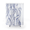 Blue Funky Tentacles Ii Ink Art Shower Curtains 71 X 74 Home Decor