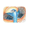 Blue Jay As A Phoenix Ink Art Bath Mat 24 × 17 Home Decor
