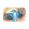Blue Jay As A Phoenix Ink Art Bath Mat 34 × 21 Home Decor