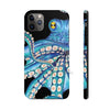 Blue Kraken Octopus On Black Exotic Case Mate Tough Phone Cases Iphone 11 Pro Max