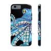 Blue Kraken Octopus On Black Exotic Case Mate Tough Phone Cases Iphone 6/6S