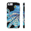 Blue Kraken Octopus On Black Exotic Case Mate Tough Phone Cases Iphone 6/6S Plus