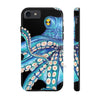 Blue Kraken Octopus On Black Exotic Case Mate Tough Phone Cases Iphone 7 8