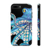 Blue Kraken Octopus On Black Exotic Case Mate Tough Phone Cases Iphone 7 Plus 8