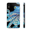Blue Kraken Octopus On Black Exotic Case Mate Tough Phone Cases Iphone Xr