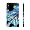 Blue Kraken Octopus On Black Exotic Case Mate Tough Phone Cases Iphone Xs Max