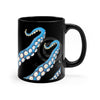 Blue Kraken Octopus Tentacles Black Mug 11Oz Mug