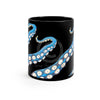 Blue Kraken Octopus Tentacles Black Mug 11Oz Mug