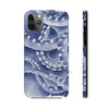 Blue Monochrome Tentacles Octopus Case Mate Tough Phone Cases Iphone 11 Pro Max