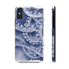 Blue Monochrome Tentacles Octopus Case Mate Tough Phone Cases Iphone X