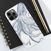 Blue Octopus Dance Ink Art Case Mate Tough Phone Cases