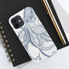 Blue Octopus Dance Ink Art Case Mate Tough Phone Cases