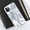 Blue Octopus Dance Ink Art Case Mate Tough Phone Cases