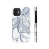 Blue Octopus Dance Ink Art Case Mate Tough Phone Cases Iphone 12 Mini