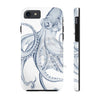 Blue Octopus Dance Ink Art Case Mate Tough Phone Cases Iphone 7 8