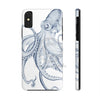 Blue Octopus Dance Ink Art Case Mate Tough Phone Cases Iphone X