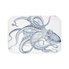 Blue Octopus Dance Ink Ii Art Bath Mat 24 × 17 Home Decor