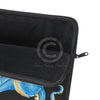 Blue Octopus Kraken On Black Art Laptop Sleeve