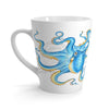 Blue Octopus Kraken Tentacles Ink Latte Mug Mug