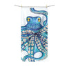 Blue Octopus Kraken Tentacles Ink White Polycotton Towel 36 × 72 Home Decor