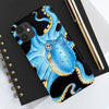 Blue Octopus On Black Exotic Case Mate Tough Phone Cases