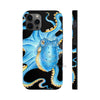 Blue Octopus On Black Exotic Case Mate Tough Phone Cases Iphone 12 Pro