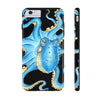 Blue Octopus On Black Exotic Case Mate Tough Phone Cases Iphone 6/6S Plus