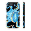 Blue Octopus On Black Exotic Case Mate Tough Phone Cases Iphone 7 8