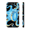 Blue Octopus On Black Exotic Case Mate Tough Phone Cases Iphone 7 Plus 8