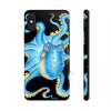 Blue Octopus On Black Exotic Case Mate Tough Phone Cases Iphone X