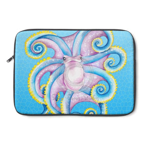 Blue Octopus Pattern Laptop Sleeve 13