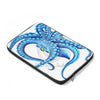 Blue Octopus Tentacles Ink White Art Laptop Sleeve