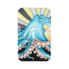 Blue Octopus Tentacles Retro Ii Ink Art Bath Mat 34 × 21 Home Decor