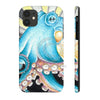 Blue Octopus Tentacles Retro Ink Art Case Mate Tough Phone Cases Iphone 11