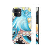 Blue Octopus Tentacles Retro Ink Art Case Mate Tough Phone Cases Iphone 12 Mini