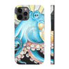 Blue Octopus Tentacles Retro Ink Art Case Mate Tough Phone Cases Iphone 12 Pro Max