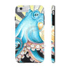 Blue Octopus Tentacles Retro Ink Art Case Mate Tough Phone Cases Iphone 6/6S Plus