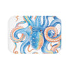 Blue Octopus Tentacles Watercolor Art Bath Mat Small 24X17 Home Decor