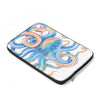 Blue Octopus Tentacles Watercolor Art Laptop Sleeve