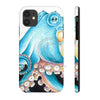 Blue Octopus Tentacles White Ink Art Case Mate Tough Phone Cases Iphone 11
