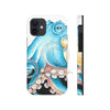 Blue Octopus Tentacles White Ink Art Case Mate Tough Phone Cases Iphone 12 Mini