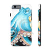 Blue Octopus Tentacles White Ink Art Case Mate Tough Phone Cases Iphone 6/6S