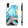 Blue Octopus Tentacles White Ink Art Case Mate Tough Phone Cases Iphone Xr