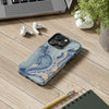 Blue Octopus Vintage Beige Map Compass Art Case Mate Tough Phone Cases